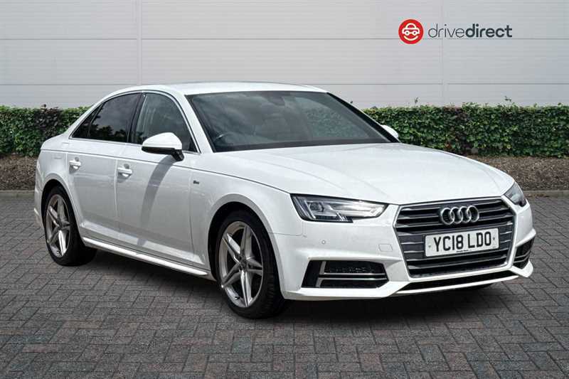Audi A4 1.4 Tfsi S Line Saloon Euro 6 S White
