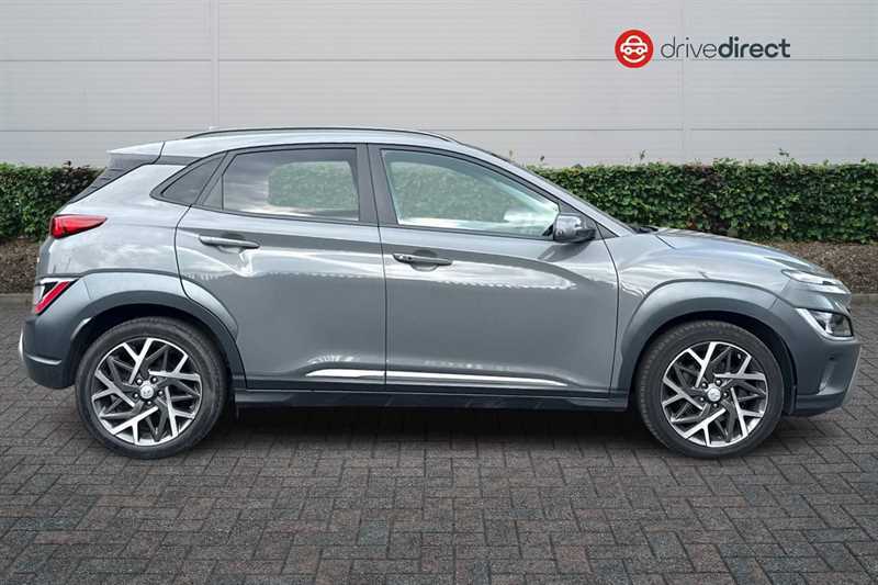 Hyundai Kona 1.6 H-gdi Premium Suv Hybrid Dct Euro 6 YX72TVK Grey #2