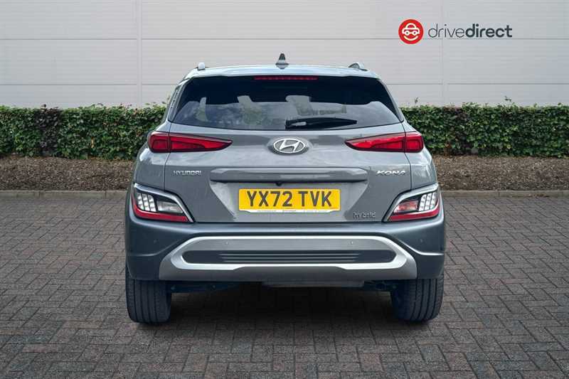 Hyundai Kona 1.6 H-gdi Premium Suv Hybrid Dct Euro 6 YX72TVK Grey #4