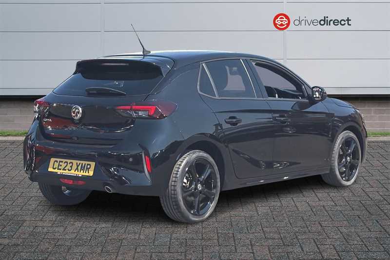 Vauxhall Corsa 1.2 Turbo Gs Line Hatchback Euro CE23XMR Black #3