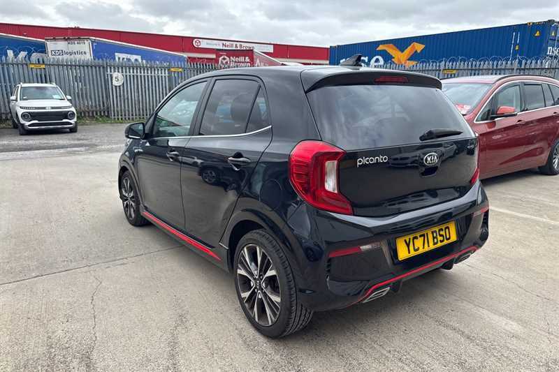 Kia Picanto 1.0 T-gdi Gt-line Hatchback Euro YC71BSO Black #3
