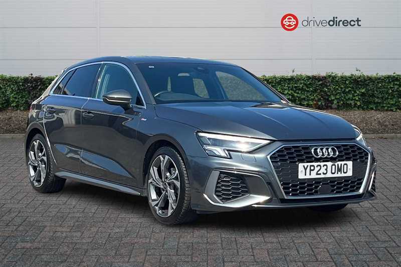 Audi A3 1.0 Tfsi 30 S Line Sportback S Tronic E Grey