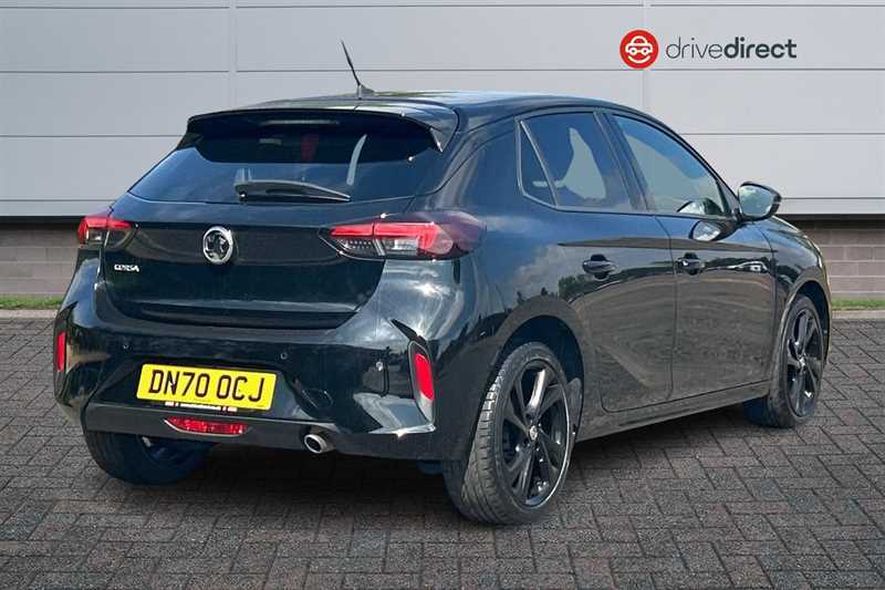Vauxhall Corsa 1.2 Turbo Sri Premium Hatchback DN70OCJ Black #3