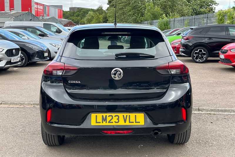 Vauxhall Corsa 1.2 Turbo Design Hatchback Euro 6 LM23VLL Black #4