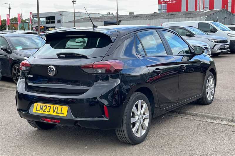 Vauxhall Corsa 1.2 Turbo Design Hatchback Euro 6 LM23VLL Black #3