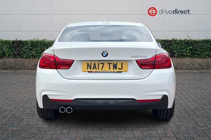 BMW 4 Series Gran Coupe 2.0 420D M Sport Coupe Euro 6 S White #4