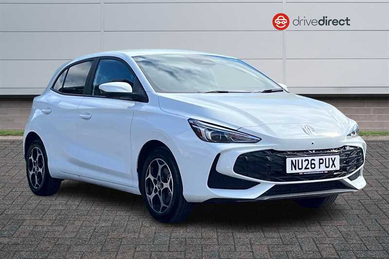 MG MG3 1.5 Hybrid Trophy Hatchback Hybrid Aut White