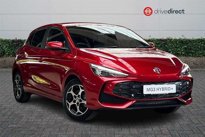MG MG3 1.5 Hybrid Trophy Hatchback Hybrid Aut Red