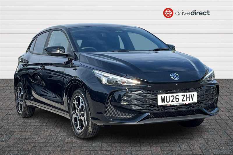 MG MG3 1.5 Hybrid Trophy Hatchback Hybrid Aut Black