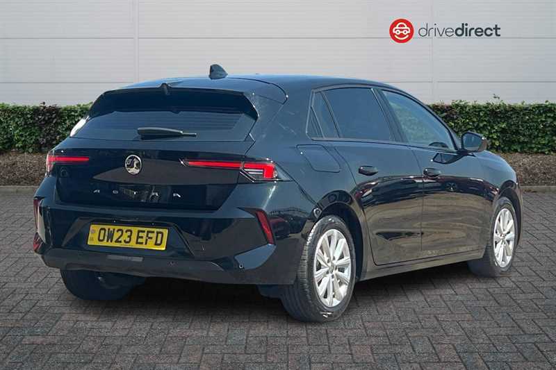 Vauxhall Astra 1.2 Turbo Design Hatchback Euro OW23EFD Black #3