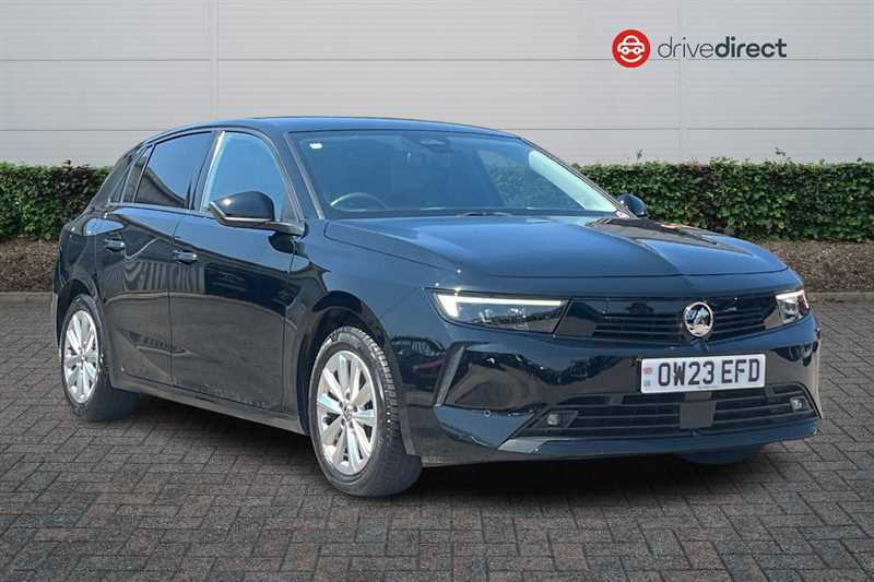 Vauxhall Astra 1.2 Turbo Design Hatchback Euro Black