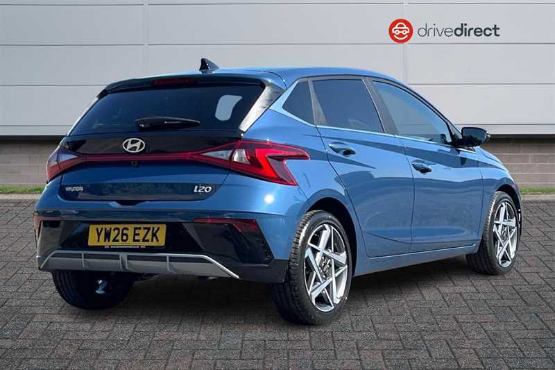 Hyundai I20 1.0 T-gdi Tech Line Hatchback Dct Euro YW26EZK Blue #3