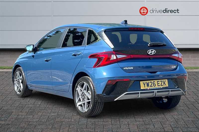 Hyundai I20 1.0 T-gdi Tech Line Hatchback Dct Euro YW26EZK Blue #5