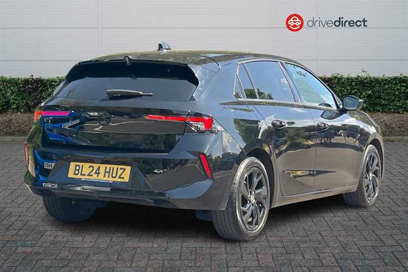 Vauxhall Astra 1.2 Turbo Gs Hatchback Euro 6 S BL24HUZ Black #3