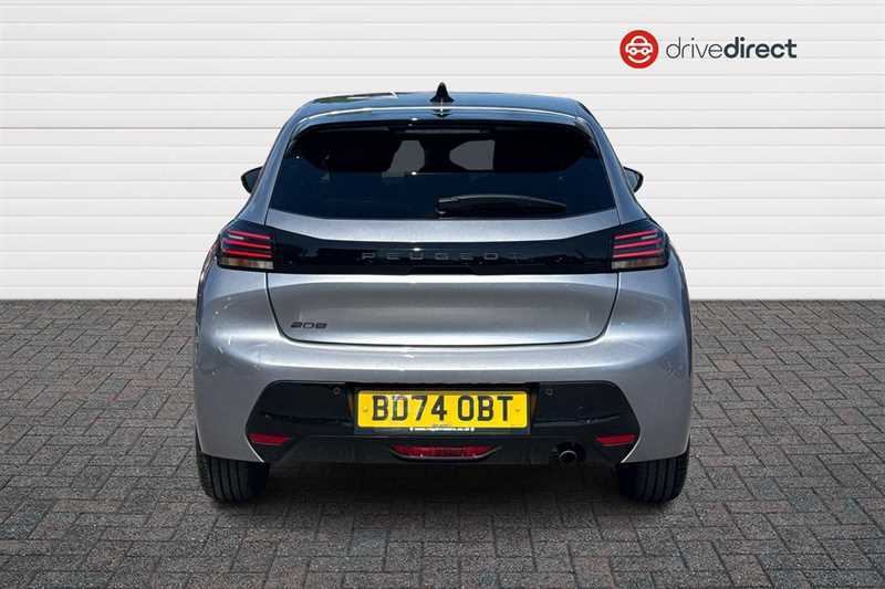Peugeot 208 1.2 Puretech Allure Hatchback Eu BD74OBT Grey #4