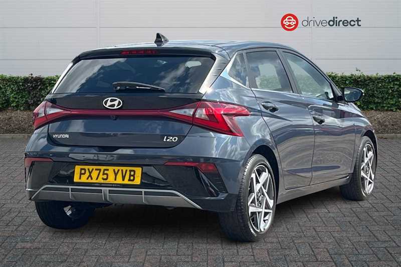 Hyundai I20 1.0 T-gdi Premium Hatchback Euro PX75YVB Grey #3