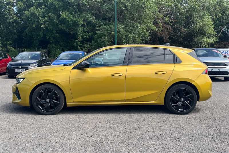 Vauxhall Astra 1.2 Turbo Gs Hatchback Euro 6 Ss KT23DVG Yellow #5