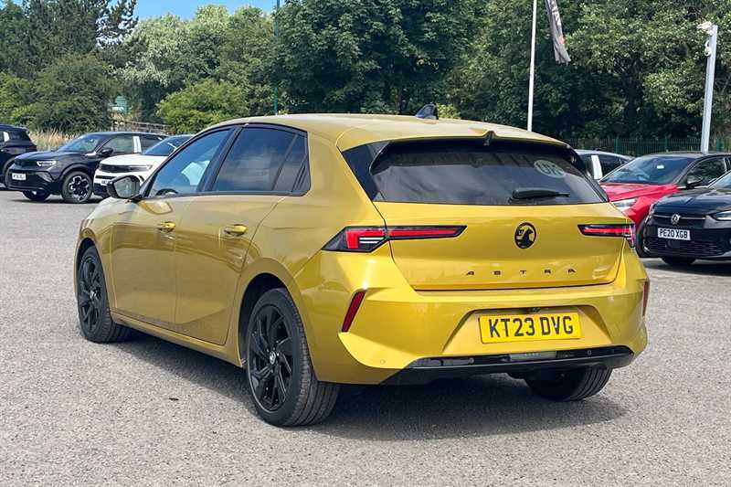 Vauxhall Astra 1.2 Turbo Gs Hatchback Euro 6 Ss KT23DVG Yellow #2