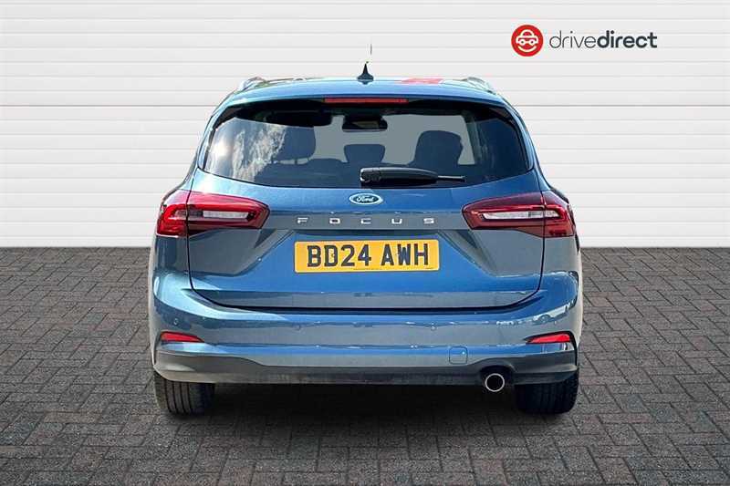 Ford Focus 1.0T Ecoboost Mhev Titanium X Estate Hy BD24AWH Blue #4