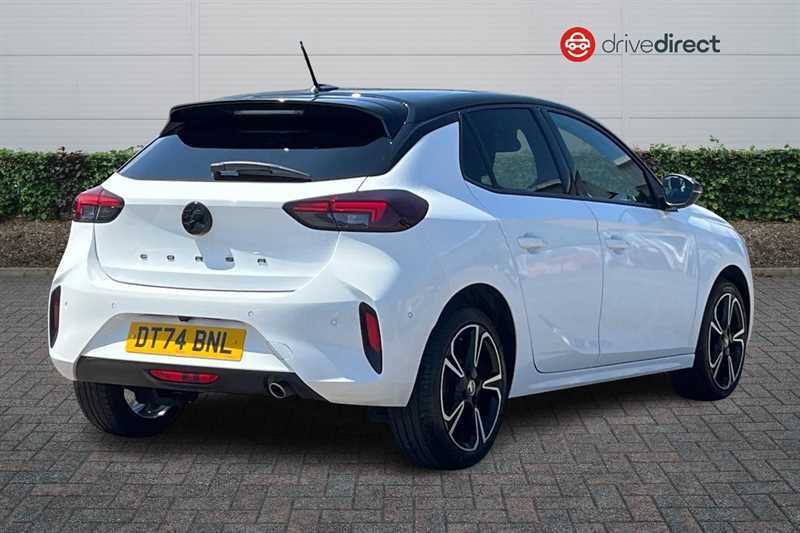Vauxhall Corsa 1.2 Turbo Gs Hatchback Euro 6 S DT74BNL White #3