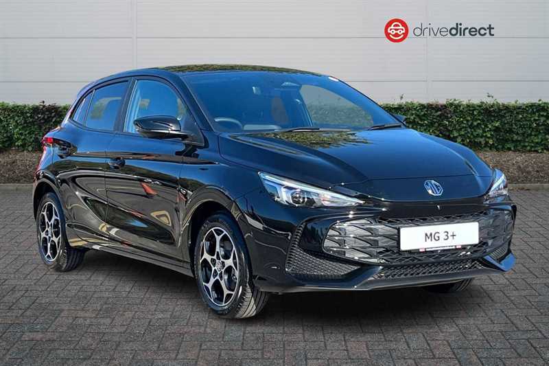 MG MG3 1.5 Hybrid Trophy Hatchback Hybrid Aut Black