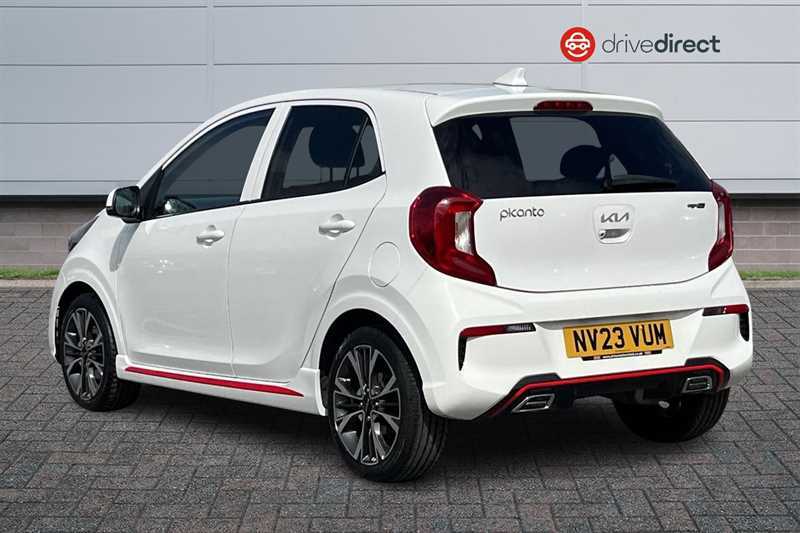 Kia Picanto 1.0 Dpi Gt-line Hatchback Euro 6 NV23VUM White #5