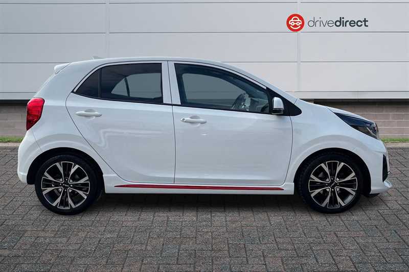 Kia Picanto 1.0 Dpi Gt-line Hatchback Euro 6 NV23VUM White #2