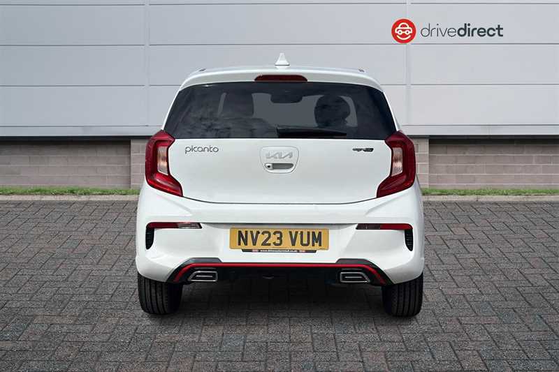 Kia Picanto 1.0 Dpi Gt-line Hatchback Euro 6 NV23VUM White #4