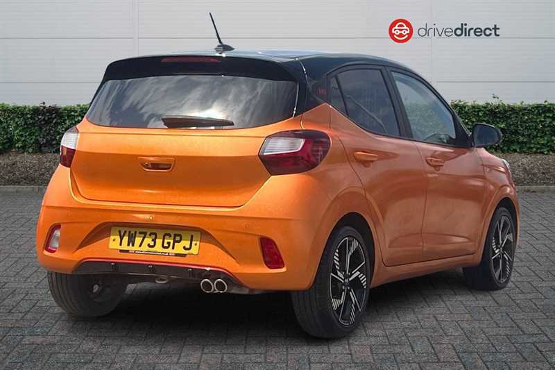 Hyundai I10 1.0 T-gdi N Line Hatchback Euro Orange #3