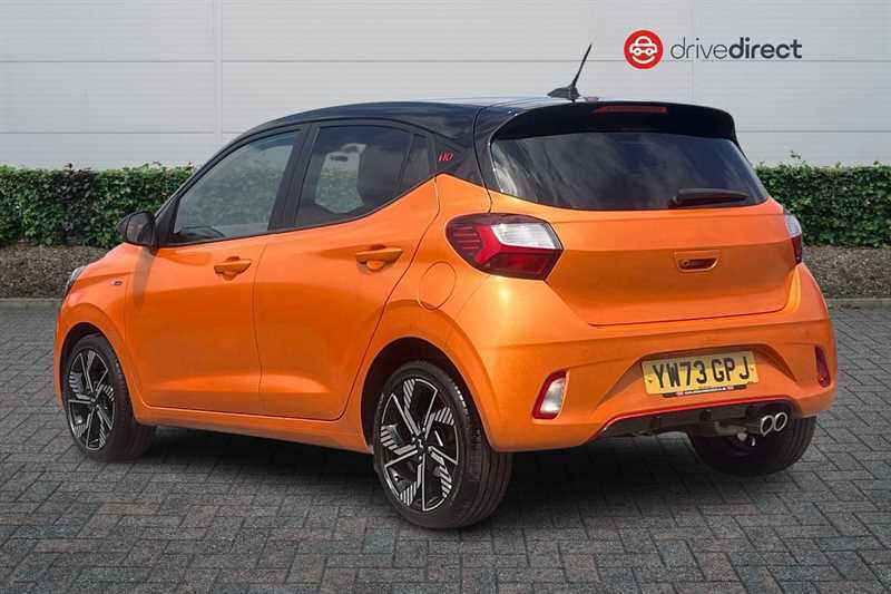 Hyundai I10 1.0 T-gdi N Line Hatchback Euro Orange #5