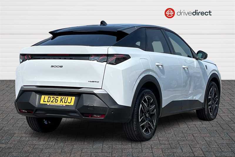 Peugeot 3008 1.2 Gt Suv Hybrid E-dsc6 Euro 6 Ss White #3