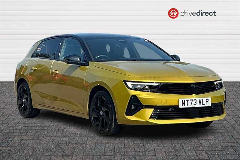 Vauxhall Astra 1.2 Turbo Gs Hatchback Euro 6 S Yellow