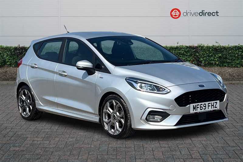 Ford Fiesta 1.0T Ecoboost Gpf St-line Hatchback Man Silver