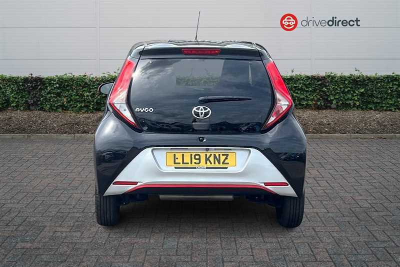 Toyota Aygo 1.0 Vvt-i X-trend Funroof X-shift Euro Black #4