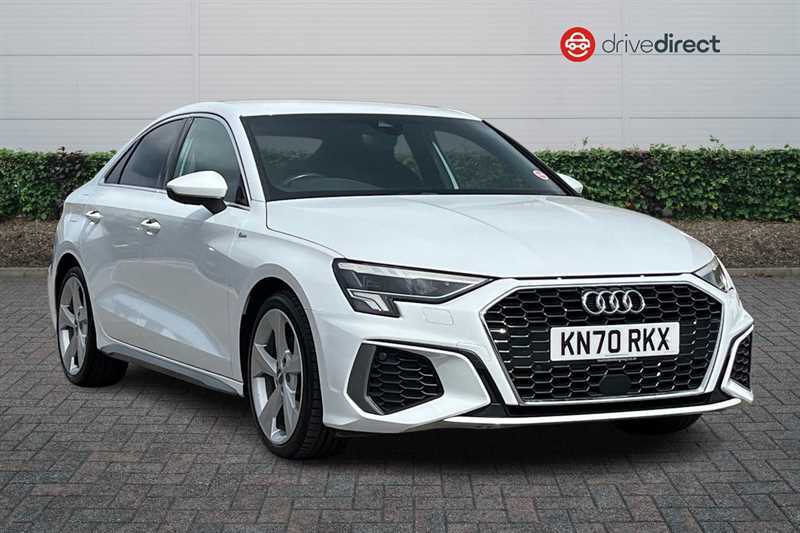 Audi A3 1.5 Tfsi 35 S Line Saloon Euro 6 White