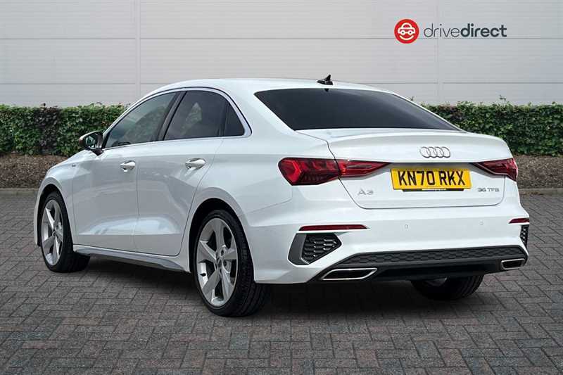 Audi A3 1.5 Tfsi 35 S Line Saloon Euro 6 White #5