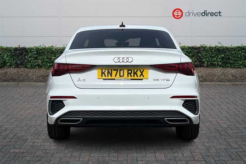 Audi A3 1.5 Tfsi 35 S Line Saloon Euro 6 White #4