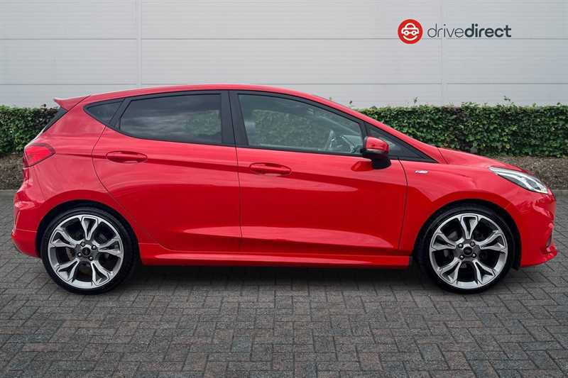Ford Fiesta 1.0T Ecoboost Gpf St-line Hatchback Man Red #2
