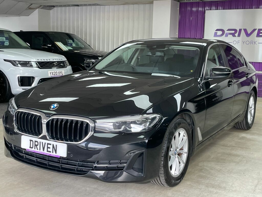 BMW 5 Series Hybrid Black #6