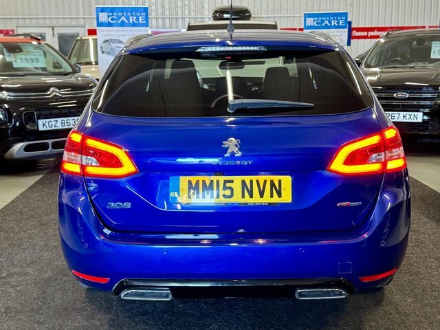 Peugeot 308 SW 2.0 Bluehdi Gt Line Estate Euro 6 MM15NVN Blue #5