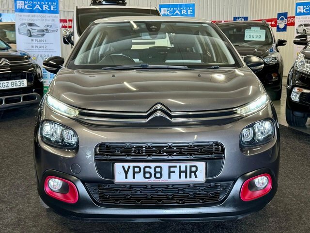 Citroen C3 1.2 Puretech Elle Hatchback Euro YP68FHR Grey #3