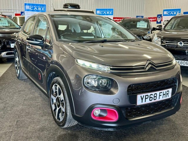 Citroen C3 1.2 Puretech Elle Hatchback Euro YP68FHR Grey #4