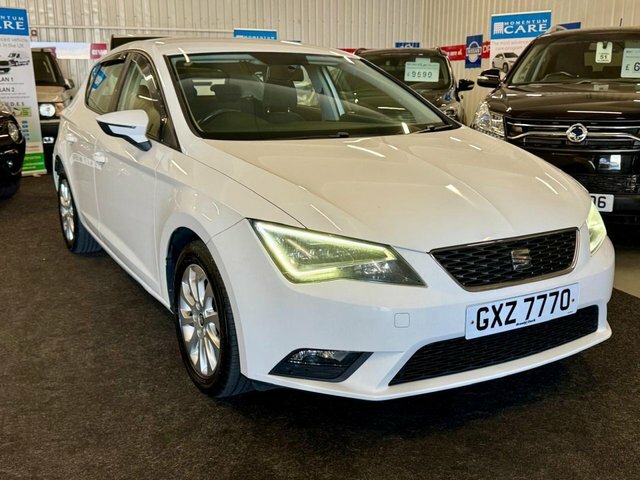 Seat Leon 1.6 Tdi Cr Se Hatchback Euro 5 White #3