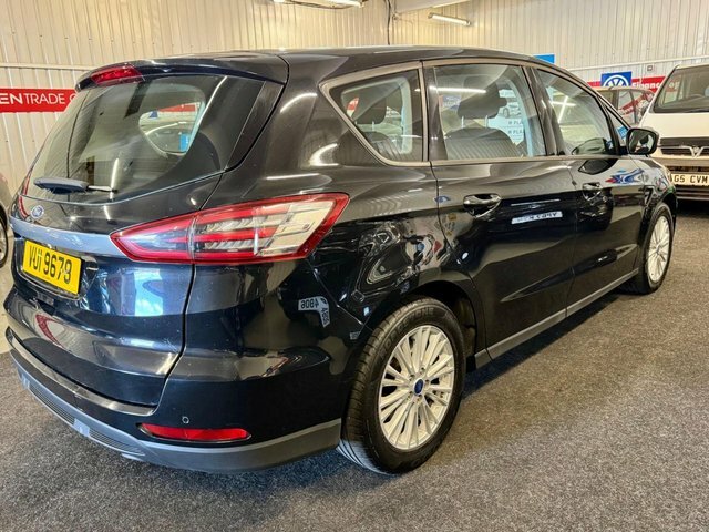 Ford S-Max 2.0 Tdci Zetec Mpv Euro 6 120 P VUI9678 Black #4