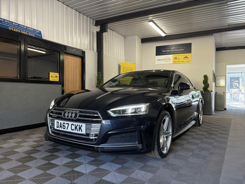 Audi A5 Coupe 2.0 Tdi S Line S Tronic Quattro Euro 6 Ss DA67CKK Blue #6