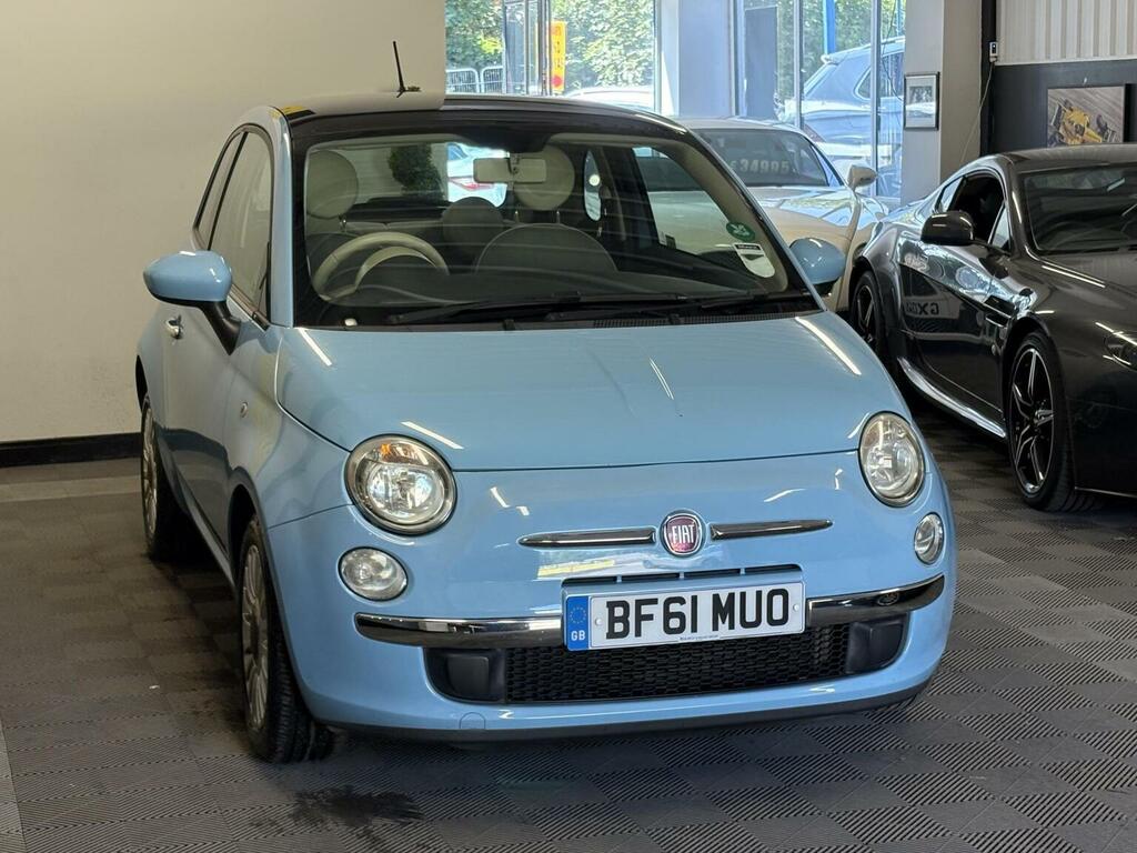 Fiat 500 Hatchback 1.2 Lounge Euro 5 Ss 201161 Blue #5