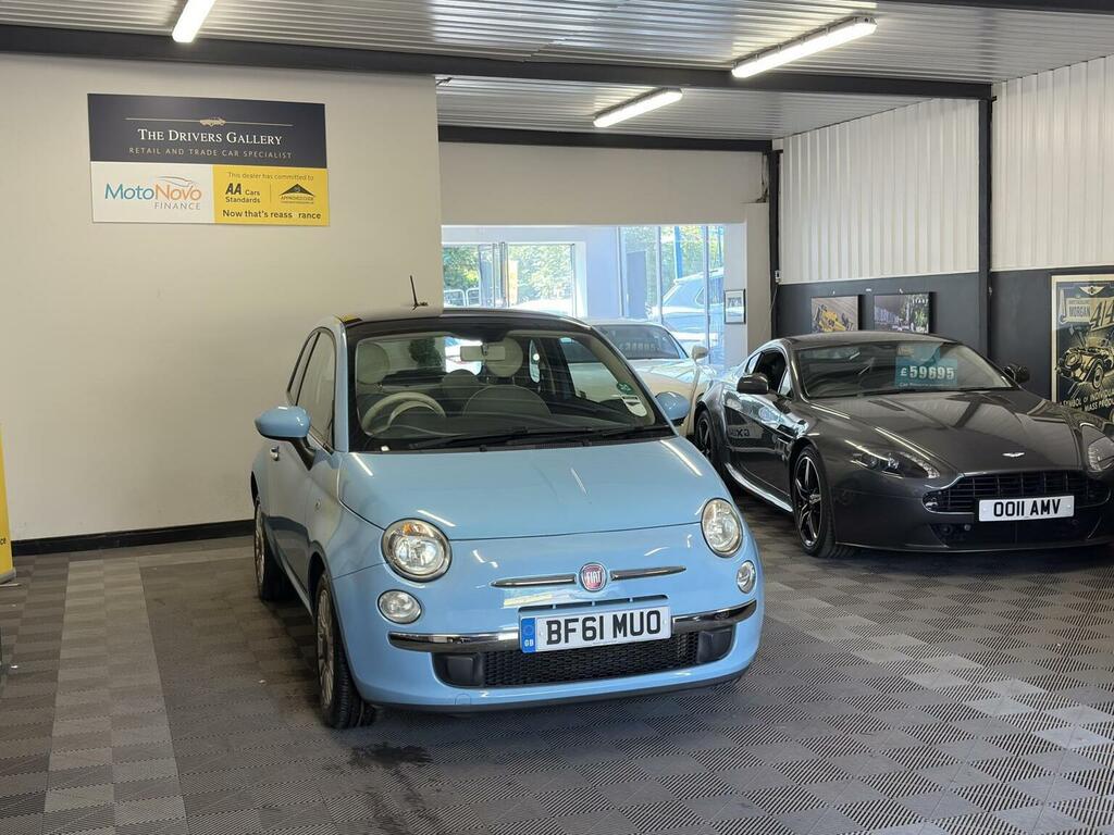 Fiat 500 Hatchback 1.2 Lounge Euro 5 Ss 201161 Blue #4