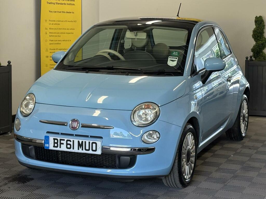 Fiat 500 Hatchback 1.2 Lounge Euro 5 Ss 201161 Blue