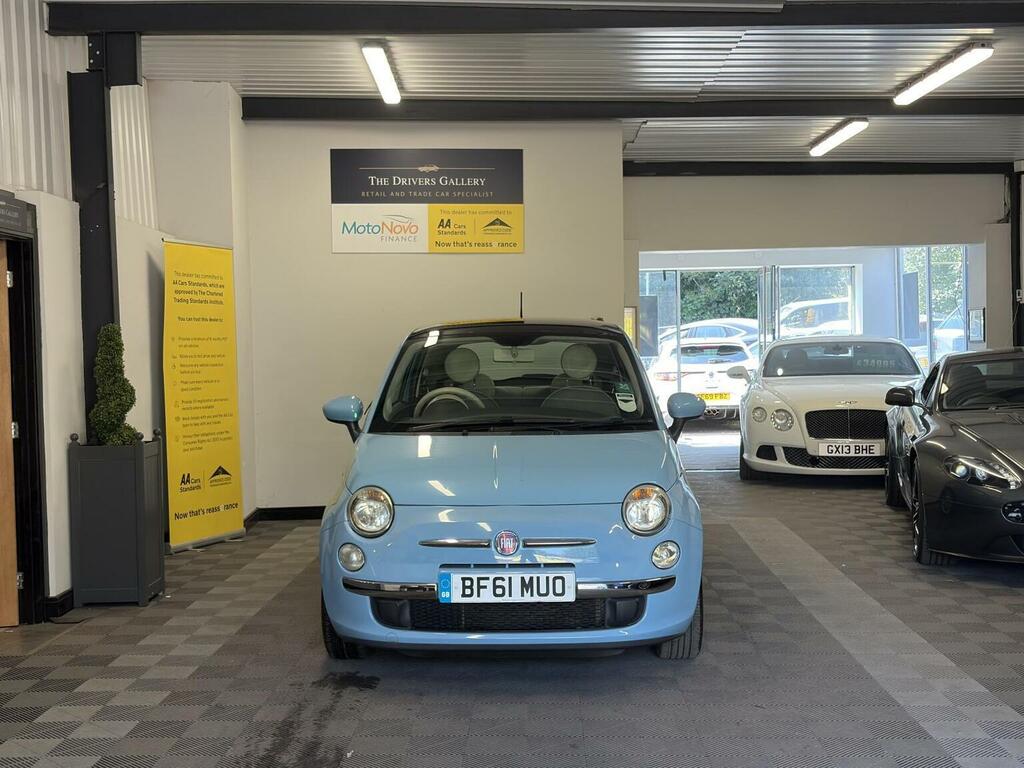 Fiat 500 Hatchback 1.2 Lounge Euro 5 Ss 201161 Blue #2
