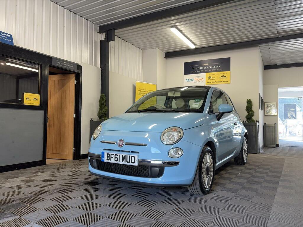 Fiat 500 Hatchback 1.2 Lounge Euro 5 Ss 201161 Blue #6